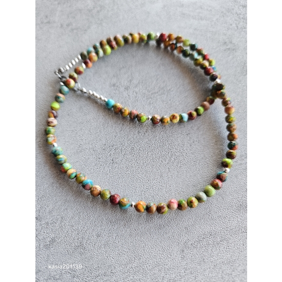 Naszyjnik z kamieni jaspisu